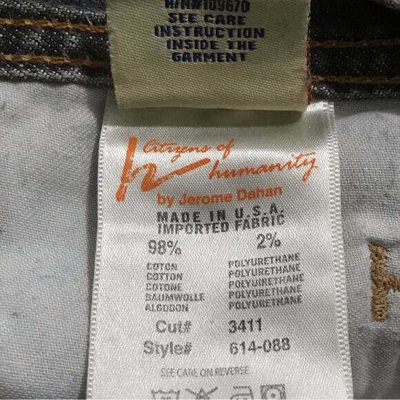 Citizen's of Humanity Bunny and Skull Men's Gray Denim Jeans Size 38 - Picture 7 of 12